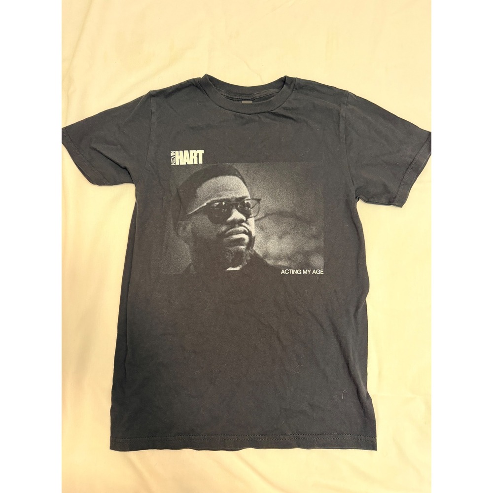 Kevin Hart Acting My Age Tour T-Shirt Mens Small Black Graphic Comedy Tee Gildan